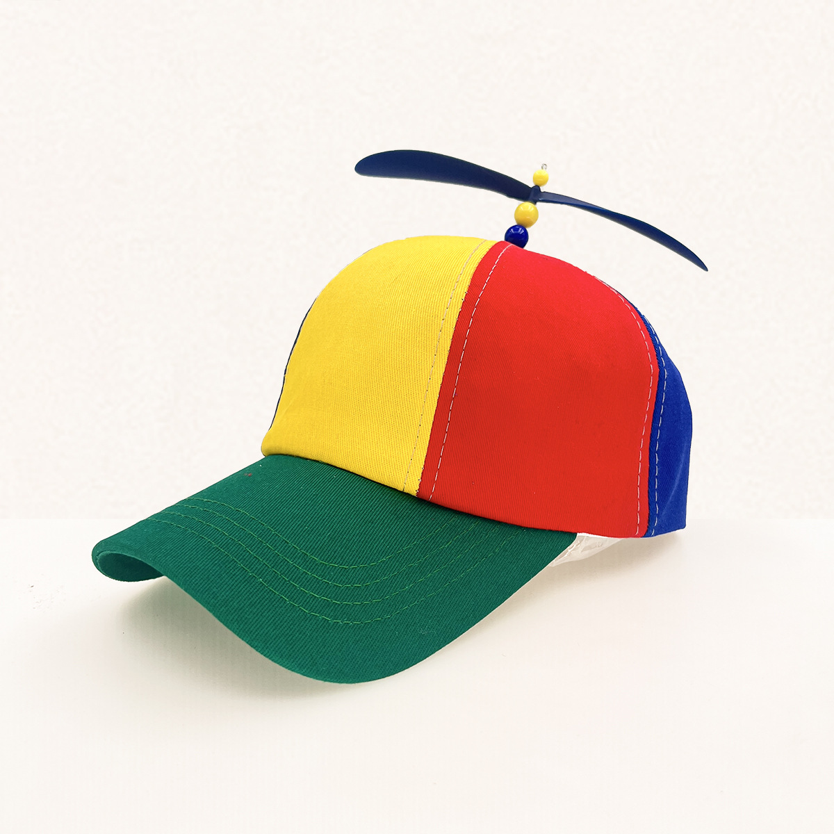 Europe and America Creative Detachable Propeller Bamboo Dragonfly Baseball Cap Spring and Summer Child Sun-Proof Parent-Child Peaked Cap Cross-Border