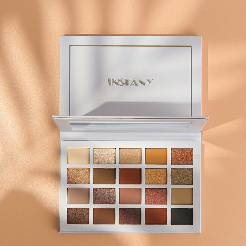 网红墨菲星辰20色珠哑光眼影细闪修容高光大地色抖音直播彩妆现货