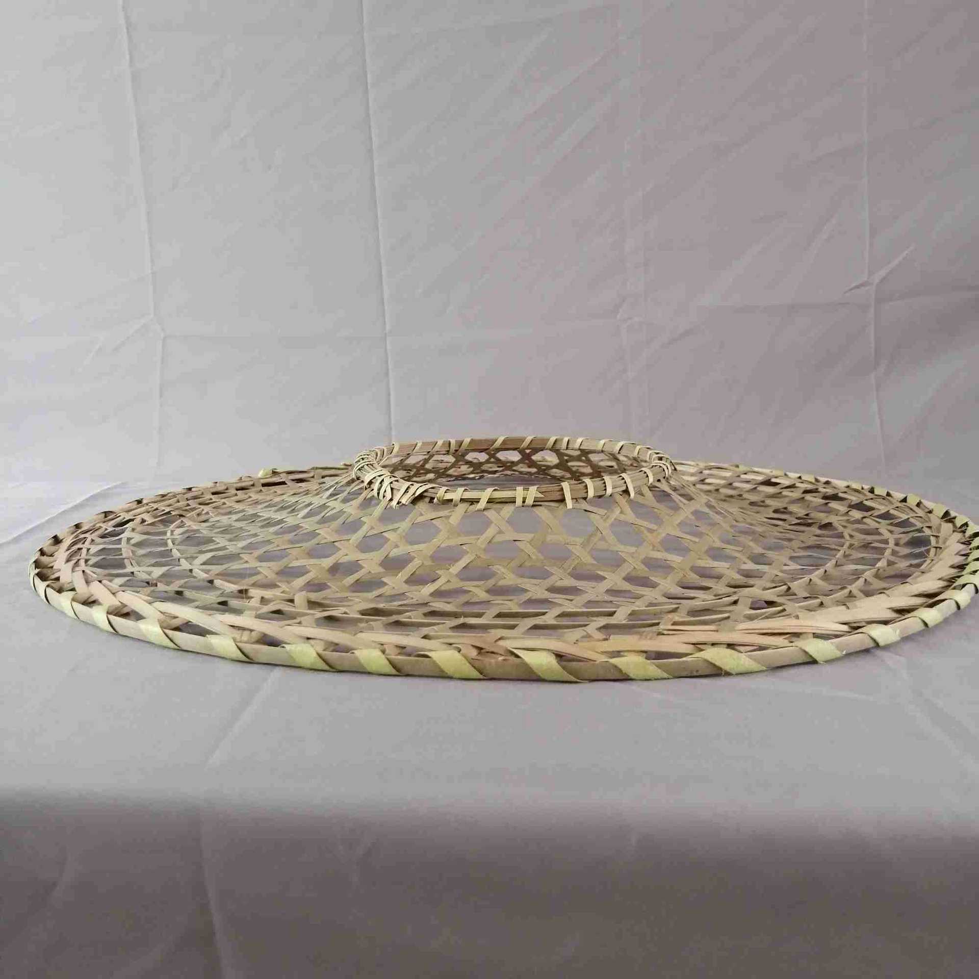 古风侠女汉服影视道具幕离遮容镂空竹斗笠cosplay拍摄道具