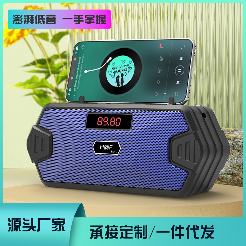 Amazon Cross-Border Wholesale Bluetooth Audio Wireless Bluetooth Speaker Outdoor Card Mini Subwoofer Radio