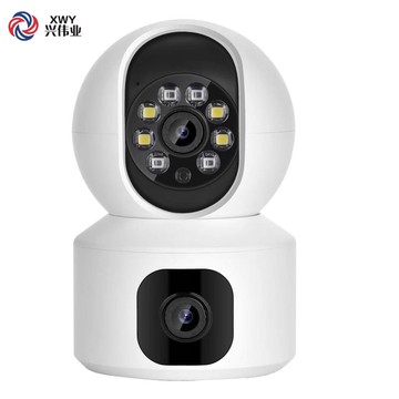 双镜头双200万ipc360home无线摄像头高清智能网络wifi家用监控器
