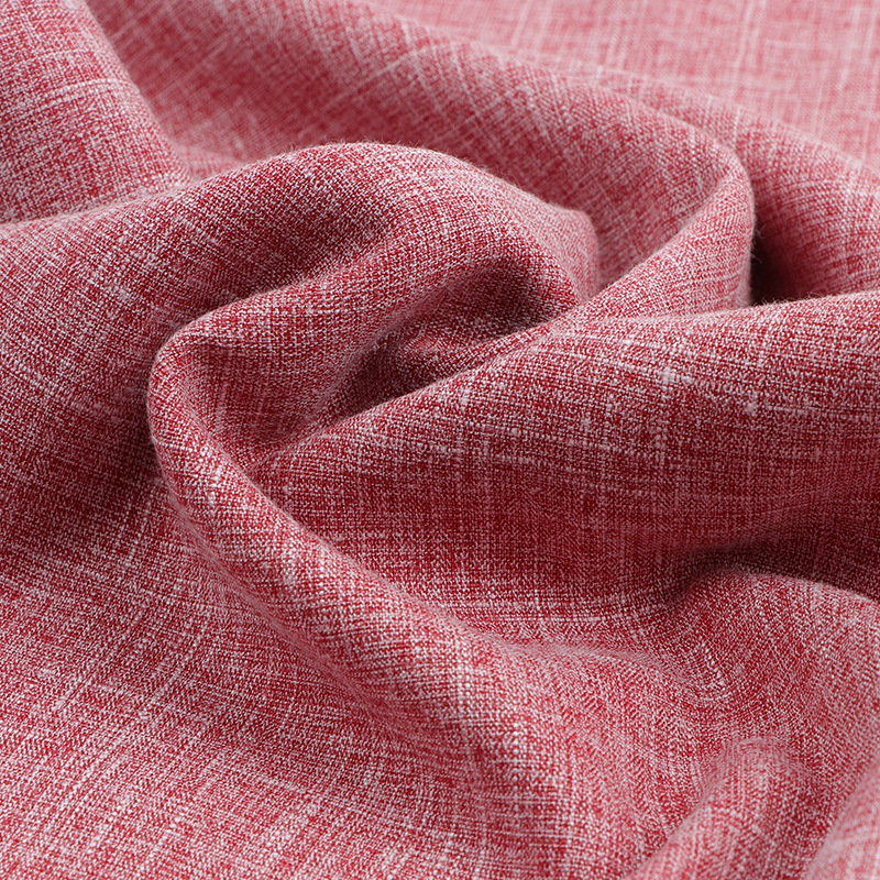 tr双色竹节仿麻梭织面料 仿麻布 轻薄西装套装衬衫抱枕时尚面料