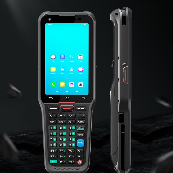 扫码手持终端4寸pda安卓nfc条码二维码扫描快递出入库申通中通pda