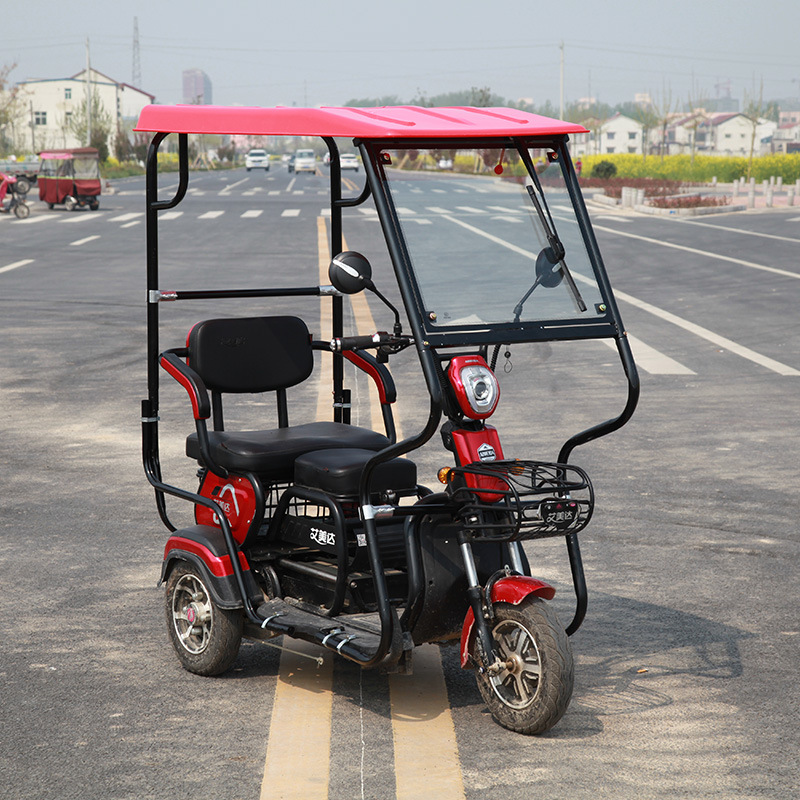 电动三轮车雨棚车篷全封闭透明挡风雨加厚休闲遮阳小型老年代步车