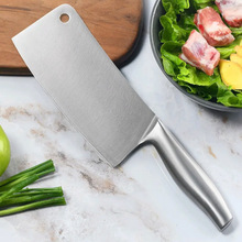 不锈钢菜刀厨师专用全钢空心柄全钢切肉切片刀厨师刀家用厨房刀具