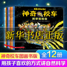正版神奇校车图画书版全套12册动画版桥梁书版图画书在人体中游览