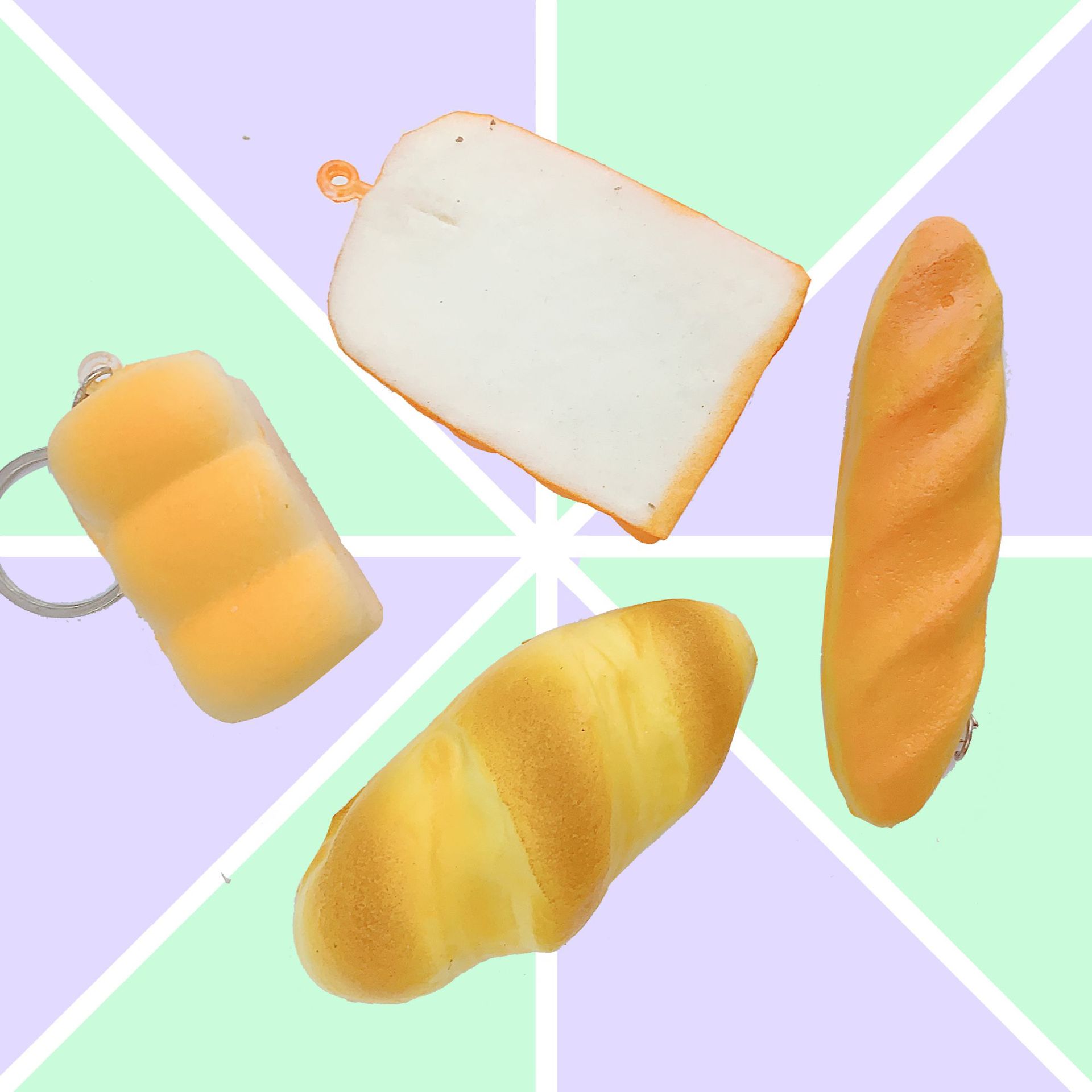 Simulation Food Squeezing Toy Random Match Toast Bread Pinch Lucky Bag 9.9 Random Match Squeezing Toy Slow Rebound