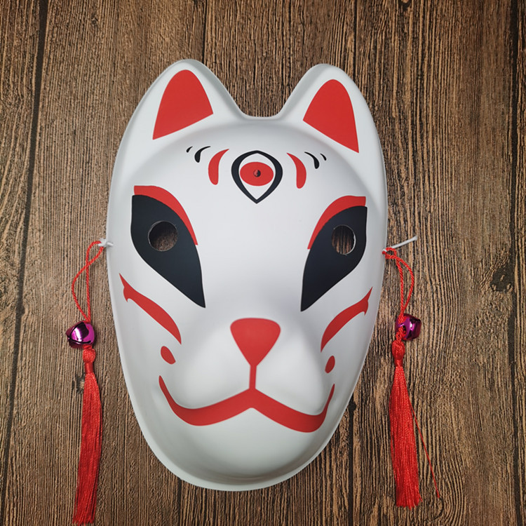 狐妖猫阿金和风火影忍者暗部面罩 舞会全脸狐狸mask地摊夜市面具
