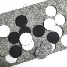 纯色2.5mm背胶毛毡板 圆形方形羊毛垫片 高密度绒布垫片