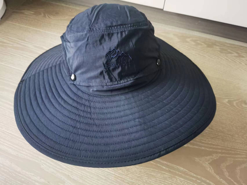 Sun Hat Men's Summer Outdoor Fishing Hat Men's Sun Hat Face Cover Ultraviolet-Proof Breathable Big Brim Fisherman Hat