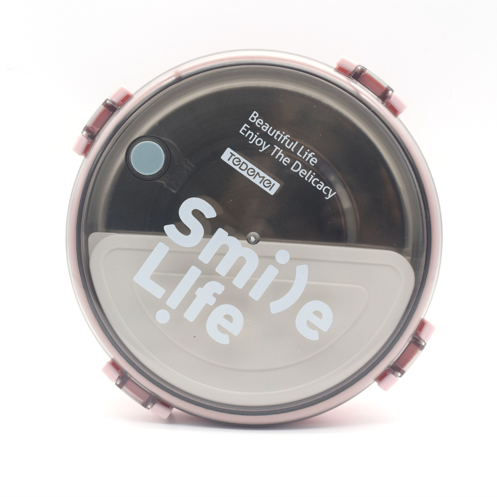 plus-sized capacity stainless steel round lunch box sealed lunch box with inessive case fat reducing lunch box microwaveable 1.25l