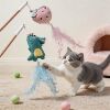 跨境逗猫棒批发恐龙羽毛逗猫杆自嗨啃咬木天蓼猫咪玩具造型宠物猫|ms 跨境逗猫棒批发恐龙羽毛逗猫杆自嗨啃咬木天蓼猫咪玩具造型宠物猫|ms