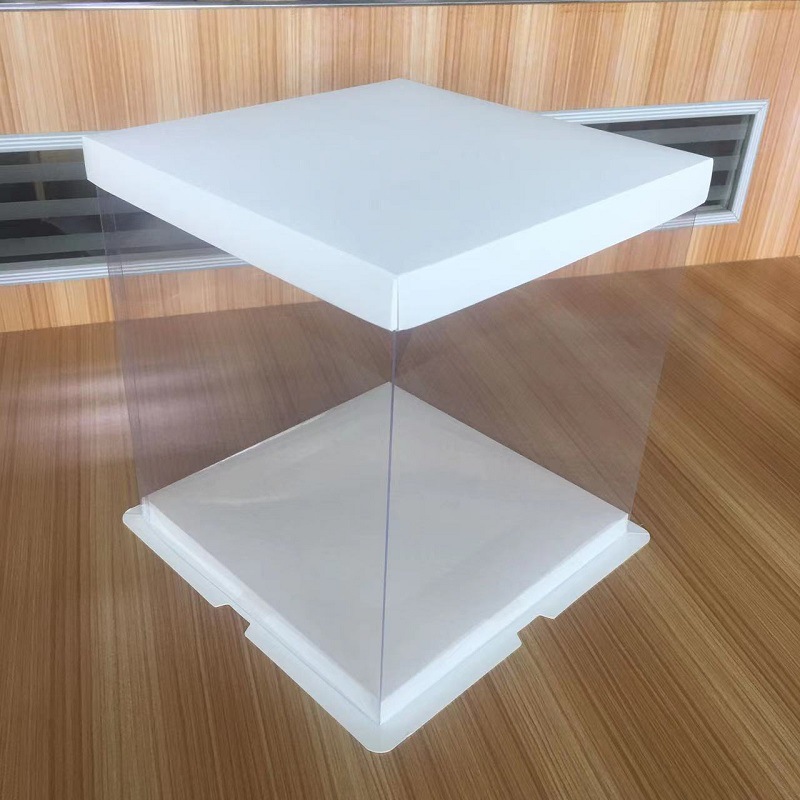 透明生日蛋糕盒 方形蛋糕盒单层双层加高网红蛋糕包装盒批发-阿里巴巴