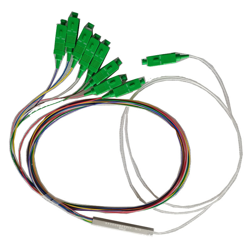 1分8-sc/apc钢管式微型分路器