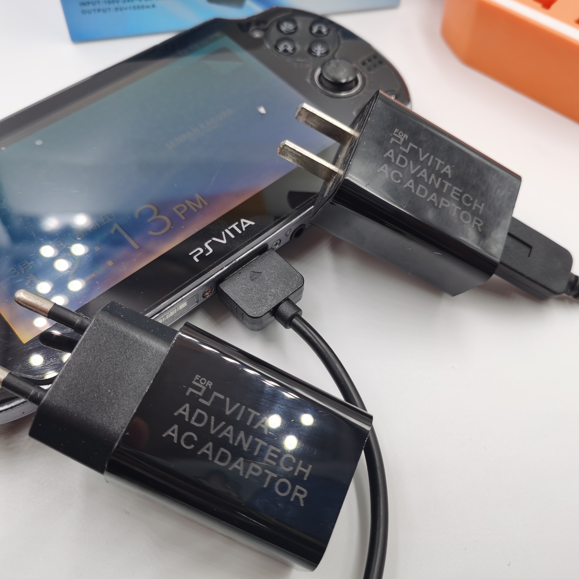 现货批发psv充电器套装 欧规/美规快充充电器