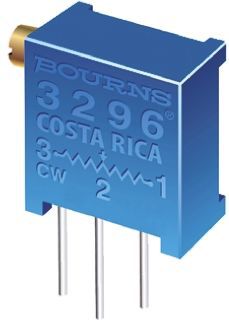 3296z-1-253lf bourns/伯恩斯电位器 25kΩ 1/2w 25转 广场微调