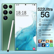新款跨境现货S22Ultra真4G网3+64跨境6.7寸智能手机 厂家海外代