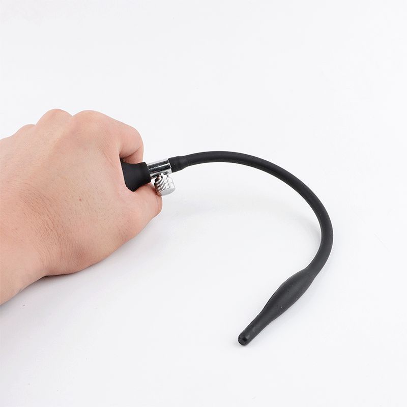 充气式硅胶马眼扩张器 尿道堵情趣塞 插棒男用自慰器具