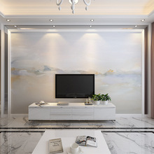 新款电视机背景墙壁纸壁画现代简约客厅影视墙装饰卧室轻奢墙布3D