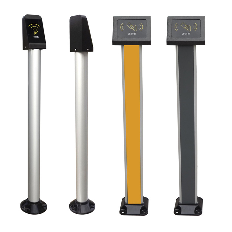 室外防水按钮刷卡立柱通道刷卡机镀锌喷塑小区自动门门禁出门开关