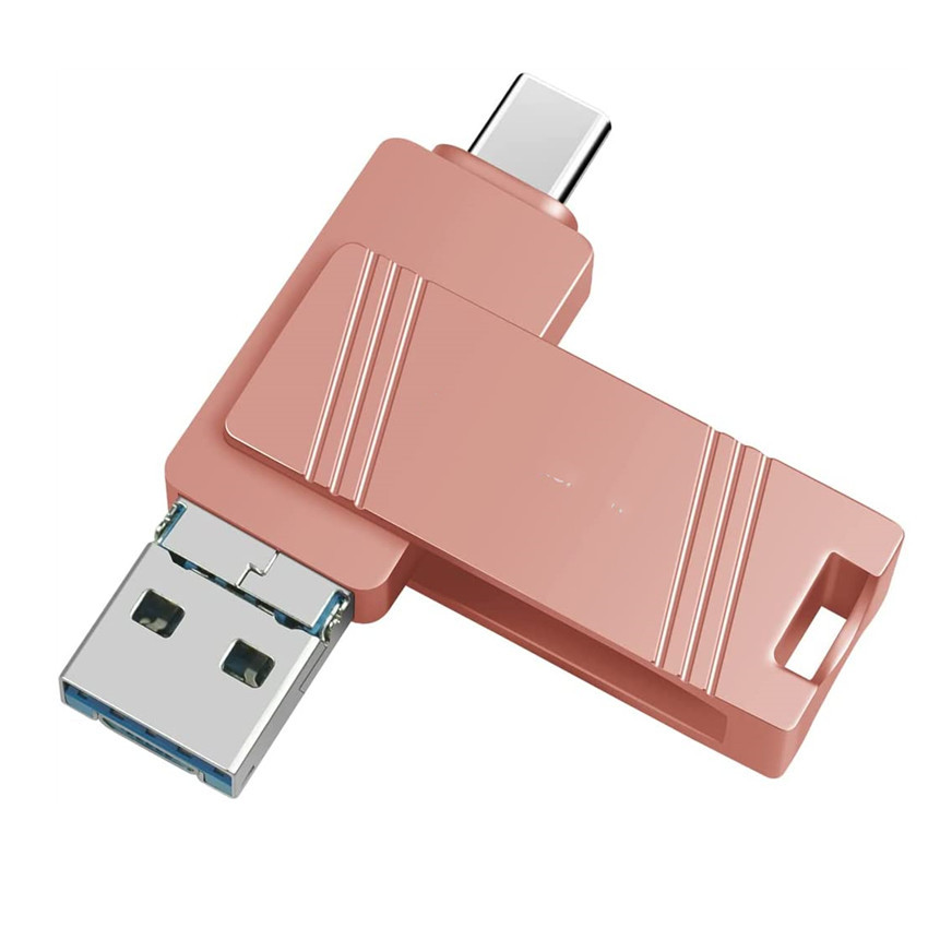 usb闪存盘u盘适用苹果iphone手机typec三合一1000gb跨境1t刻字