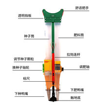 新款手提式播种机花生大豆棉花种植机械农用玉米精播机点播器补苗