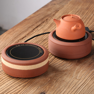潮州红泥电陶炉煮茶器小型茶炉复古烧水炉家用泡茶炉工夫茶煮茶炉