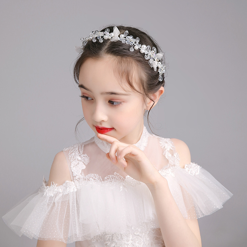 儿童花环头饰超仙公主森系韩国花童发带女童头花女孩演出走秀发饰