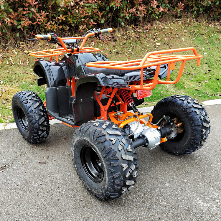 48v64v电动沙滩车全地形四轮越野车雪地摩托车atv四轮摩托车