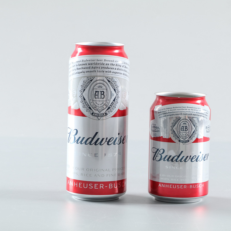 纤体330ml食品级500毫升饮料果汁铝罐气泡水罐精酿啤酒百威易拉罐