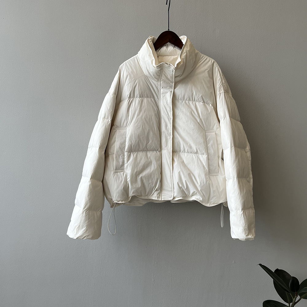 Yan Shuang 90 White Duck down Jacket Female 2023 Winter New Loose and Simple Short down Coat Coat 80875