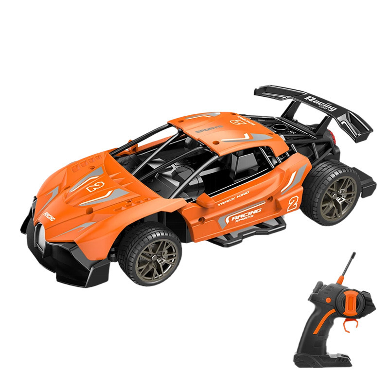 High-Speed Drift Racing Car Spray Remote Control Car Electric Car Model Children's Charging Toy Simulation Sports Car Generation