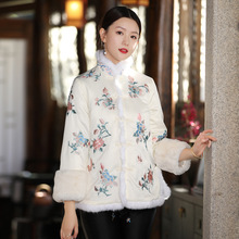 中国风2021年春季新款女装繁复风雅唐装上衣长袖中式盘扣短外衣女