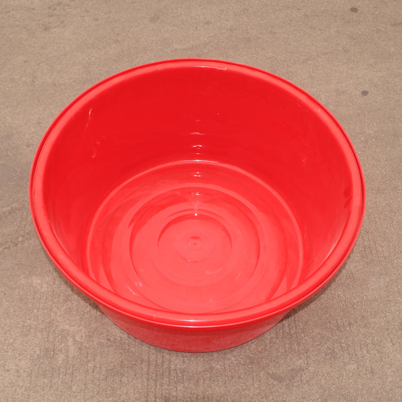 加厚塑料大脚桶 大号加高圆形大脸盆 易清洗不易变形强耐力塑料盆