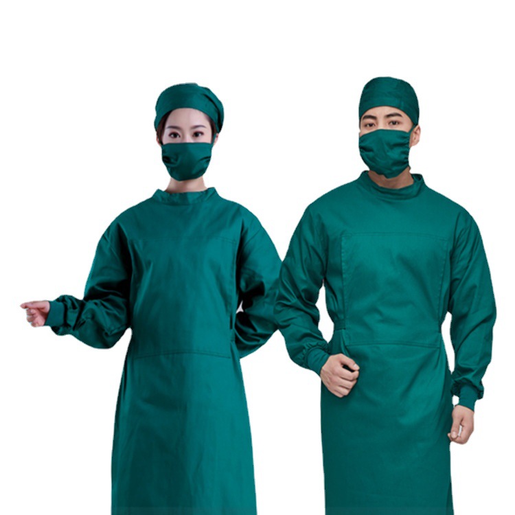 厂家男女医生长袖棉洗手衣 隔离服美容院刷手服批发 手术室工作服