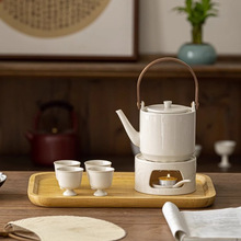 草木灰蜡烛温茶炉茶壶提梁壶茶馆中式煮茶壶下午茶新中式茶具套装