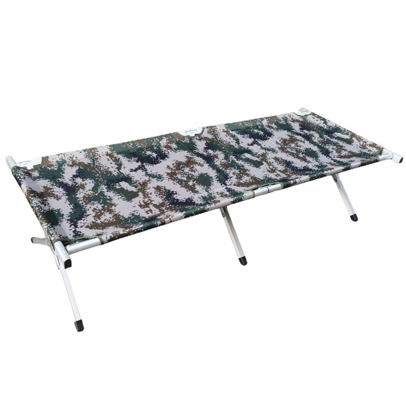 厂家直供应急救灾床办公室午休床医院陪床护折叠床部队迷彩行军床