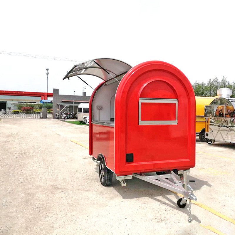 串美食车移动式路边早餐车包子售卖车支持定制创业投资--多功能早餐车