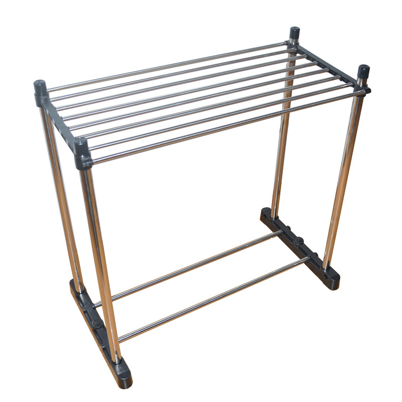 批发毛巾架不锈钢折叠大容量落地式酒店美容院美发洗车毛巾浴巾晾