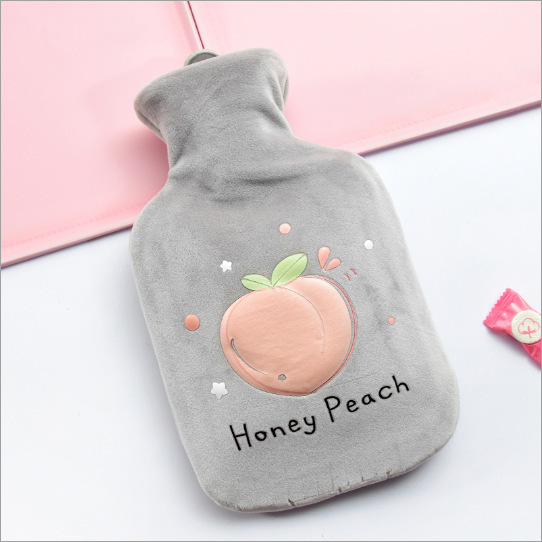 Hot Water Bag Heating Pad Hot-Water Bag Plush Water Injection Student Cute Belly Dressing Large and Small Size Portable Mini Hand Warmer