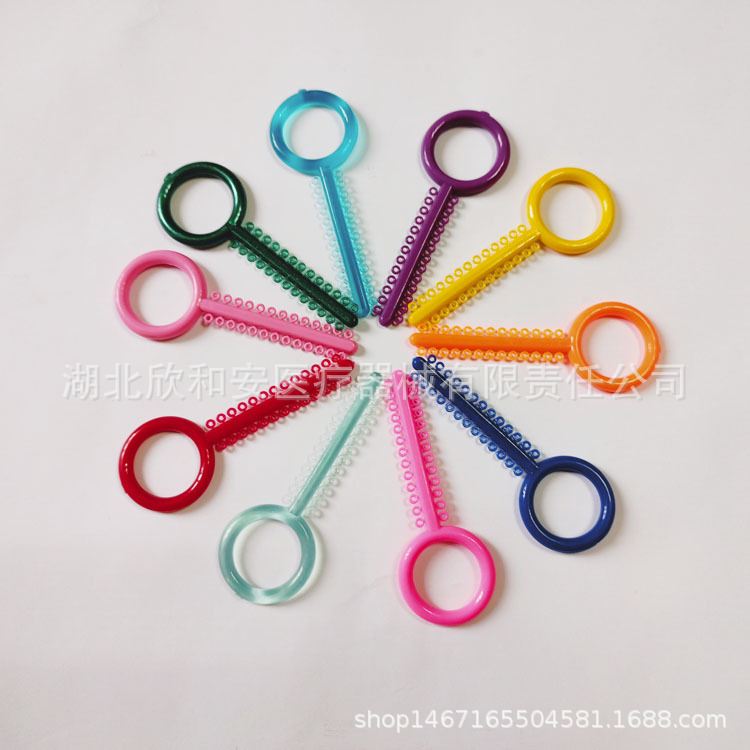 牙科弹力圈结扎圈 正畸橡皮圈 透明彩色牙科正畸牵引圈口腔-阿里巴巴