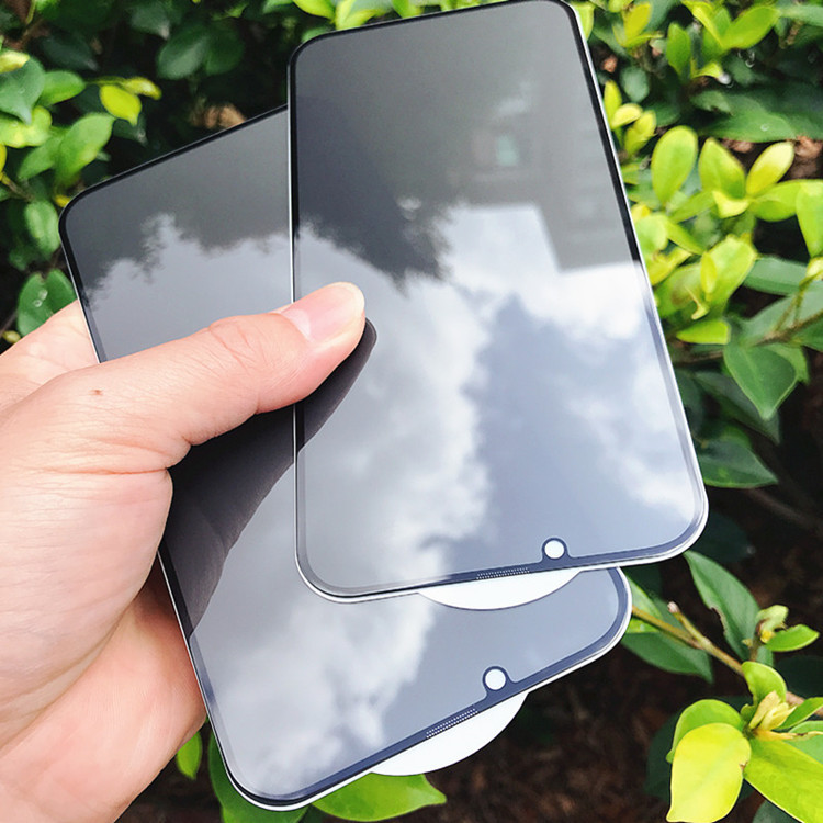 新一体玻璃防尘网12适用苹果13防静电xr防窥钢化手机贴膜iphone11