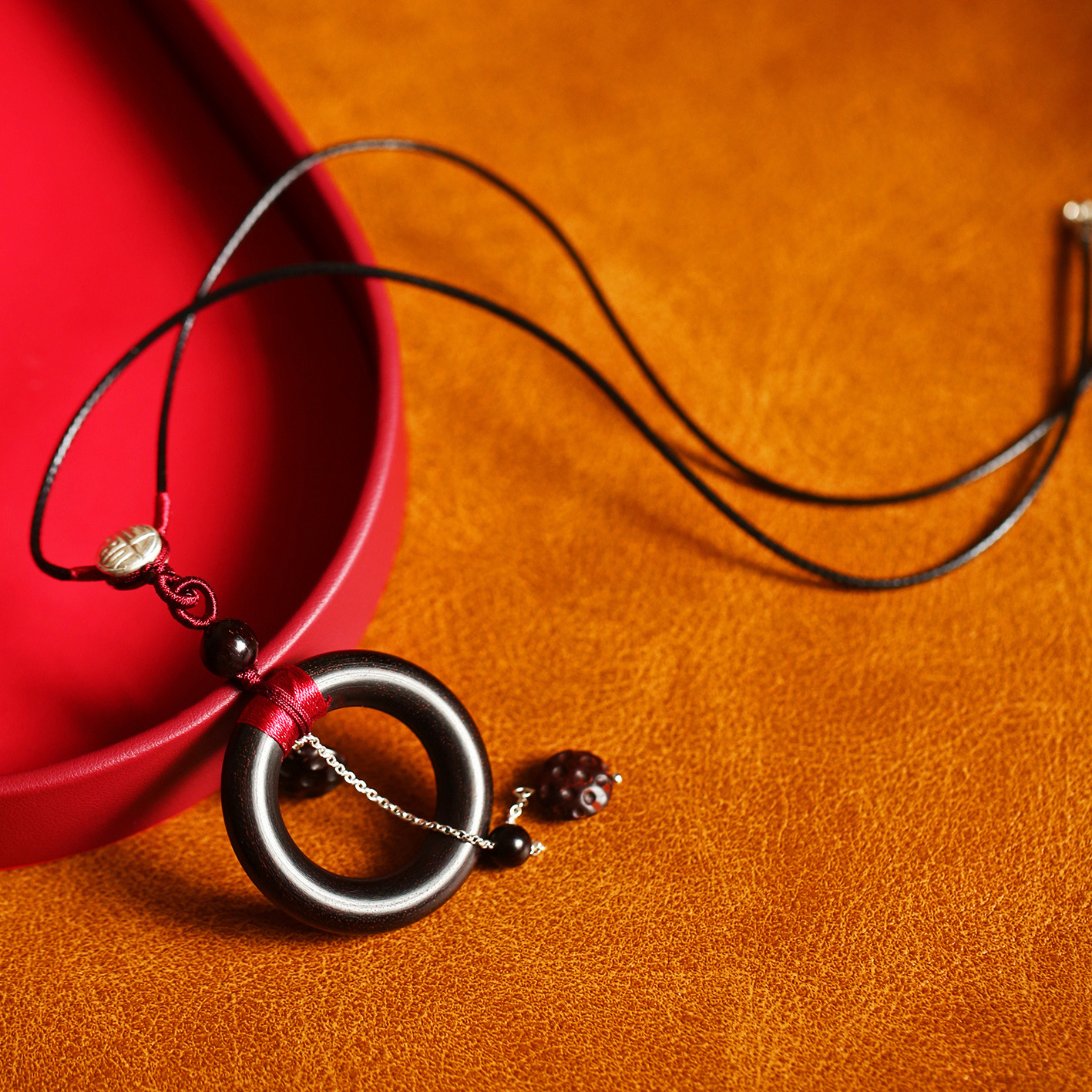 大德 原创款 印度小叶紫檀 吊坠 挂链【圆满】-阿里巴巴