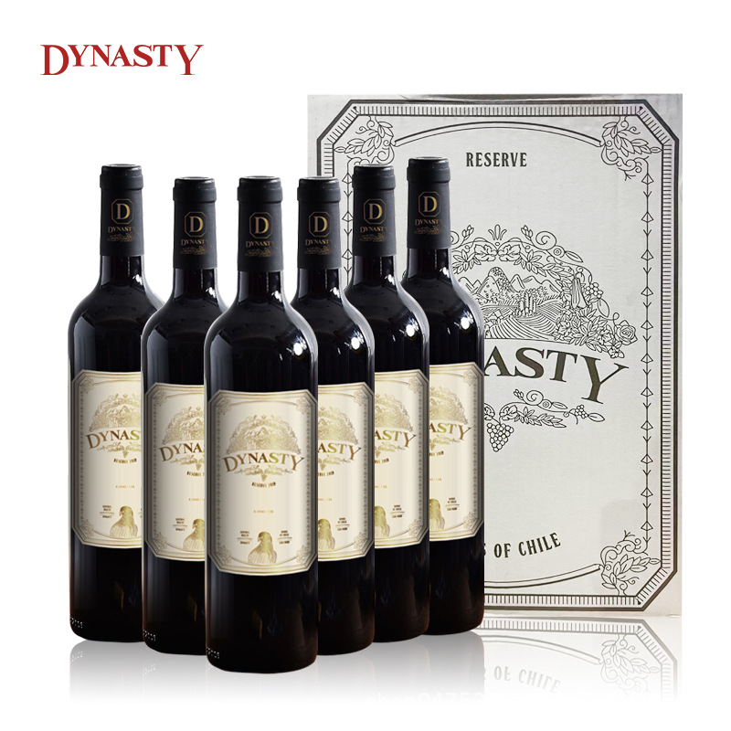 智利王朝 进口红酒 干红葡萄酒 珍藏卡曼尼 750ml 6瓶一箱装-阿里巴巴
