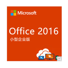 微软Microsoft/office2016PC小型企业版FPP彩包办公软件windows