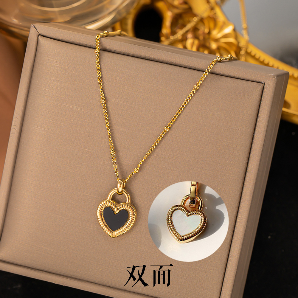 Non-Fading Temperament Entry Lux Gold-Plated Exquisite Titanium Steel Necklace Women's All-Match Fashion Trending Trendy Clavicle Chain Manufacturer