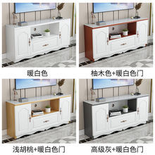欧式电视柜家用卧室小户型地柜钢化玻璃客厅储物柜电视机柜组合