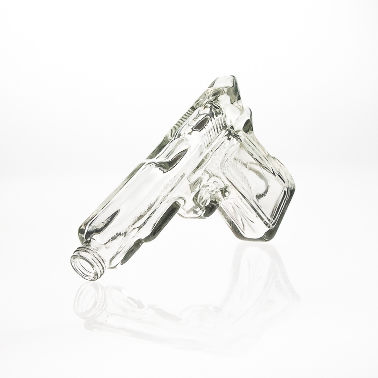 枪酒瓶玻璃球酒瓶一件代发泡酒酒瓶玻璃手枪酒瓶艺玻璃酒瓶玻璃