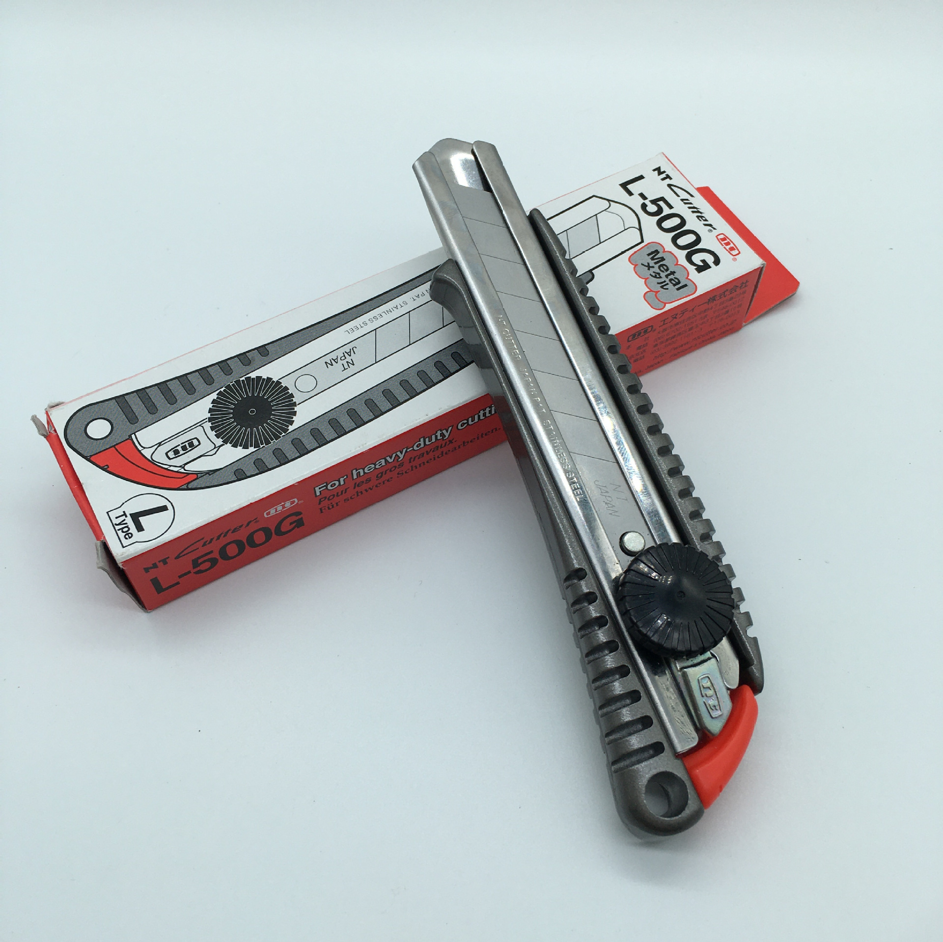 ntl-500g美工刀 全金属大裁纸介刀架自锁式18mm宽 量大价优 包邮