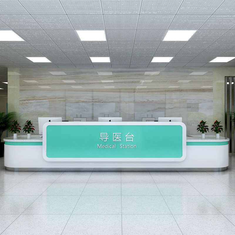 电解钢板制医院导医台导诊台护理站预检分诊台护士工作台厂家定做